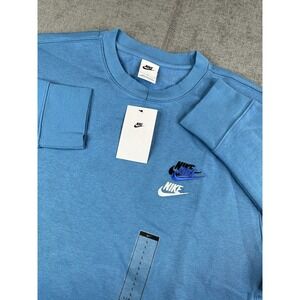 *NWT* Nike NSW Sport Essentials Crewneck Mens (L) Dutch Blue Pullover DM8886-469